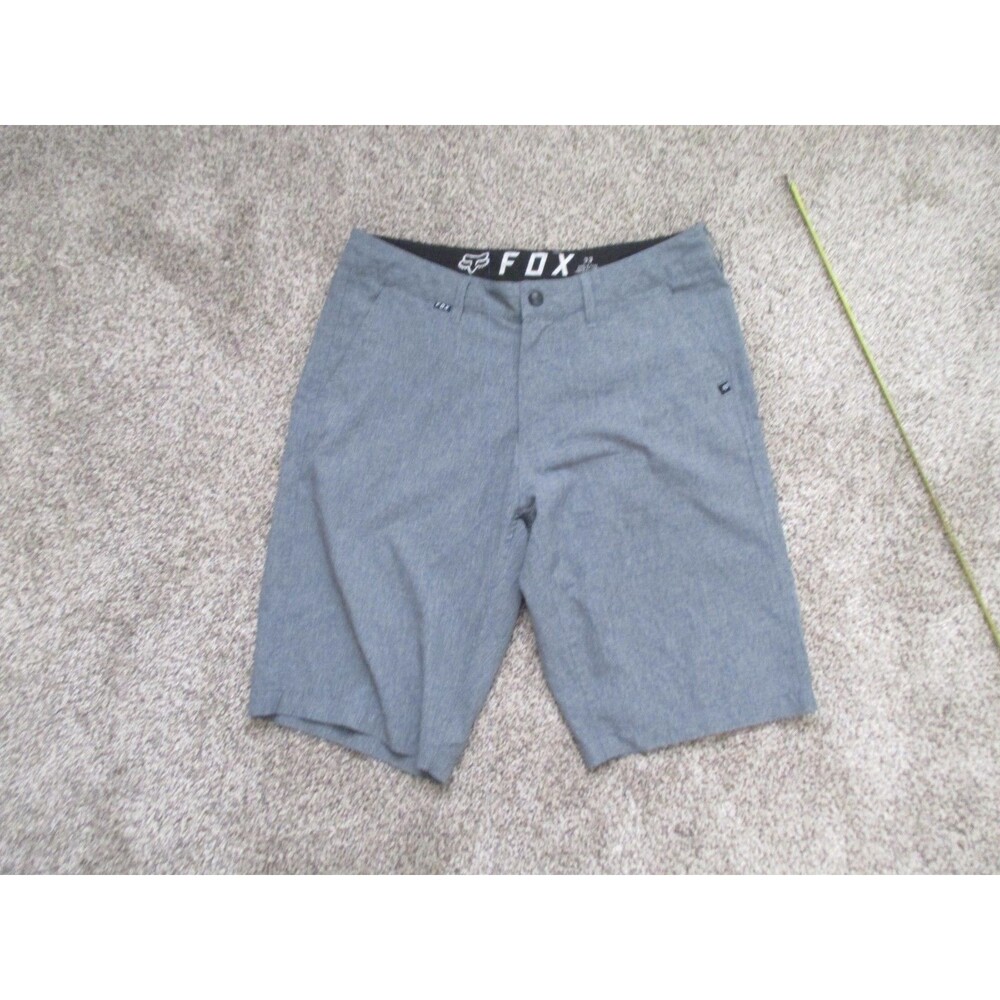 Fox Racing Shorts Mens 33 12" grey motocross athletic chino